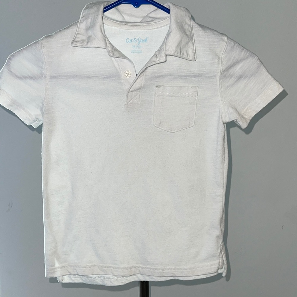White collared shirt